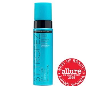 St. Tropez Self Tan Express Bronzing Mousse - Aqua Blue Pump Bottle